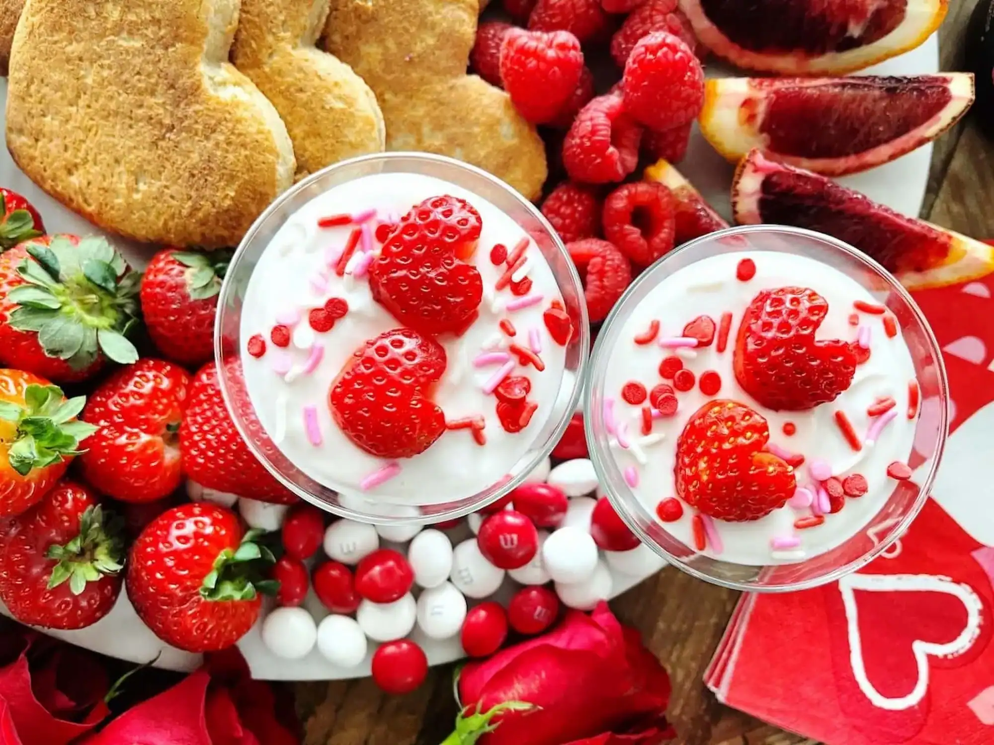 valentine’s day breakfast Board valentine’s day breakfast Board