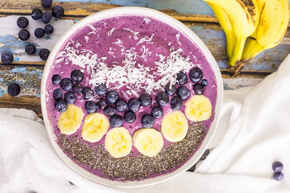 Blueberry Smoothie Bowl By Green Apple Catering
